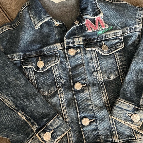 H&M Kids Minnie Mouse Disney Denim Jacket - Blue sz 5t - Picture 4 of 6